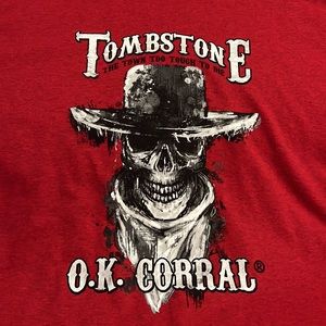 Tombstone O.K. Corral t-shirt. Never worn. NWOT.